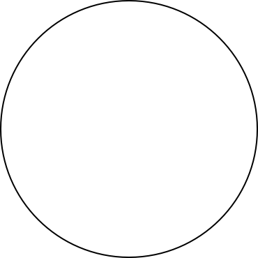 Ein schwarzer Kreis als Hintergrundgrafik